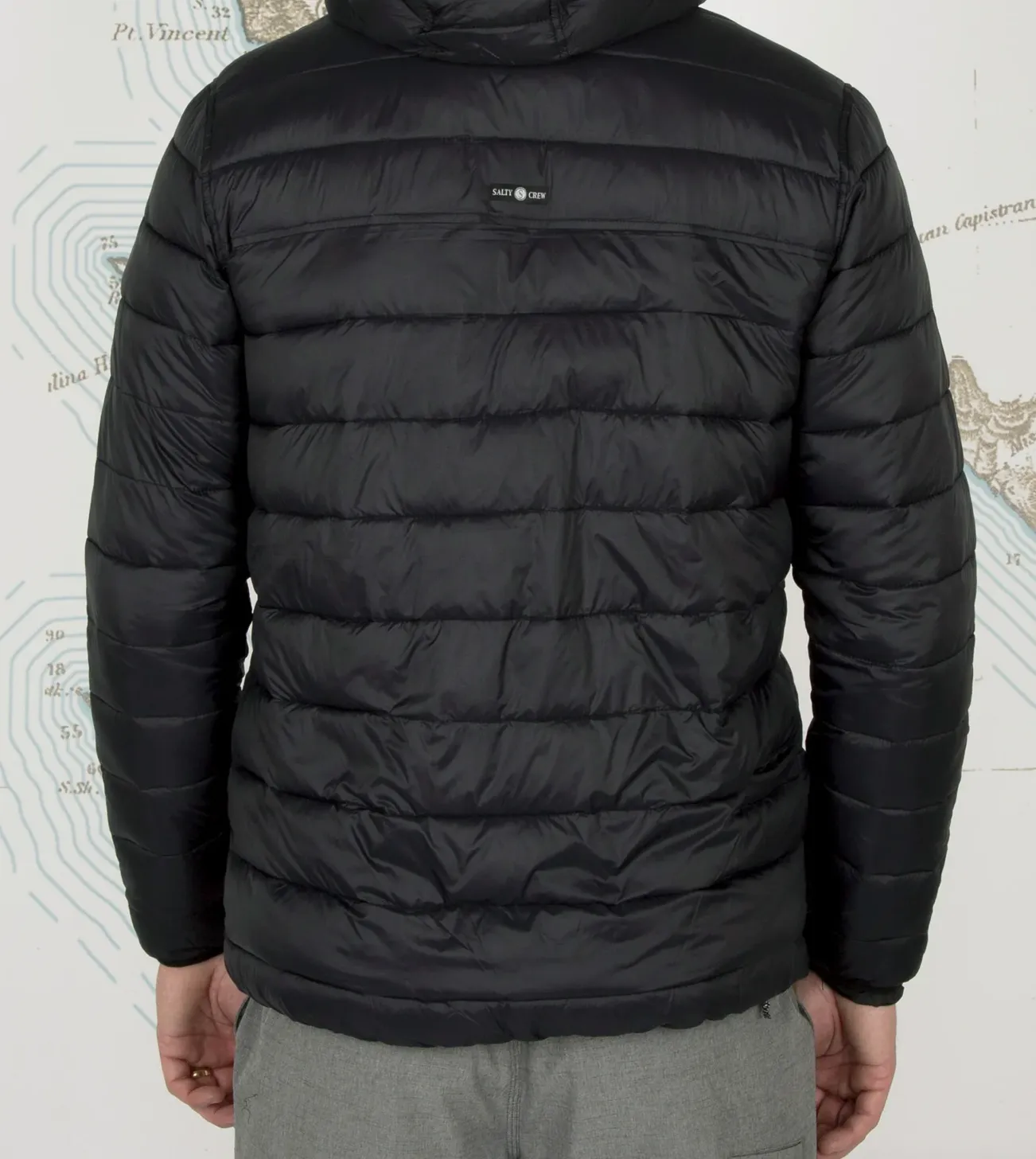 SALTY CREW   BARRIER BLACK JACKET