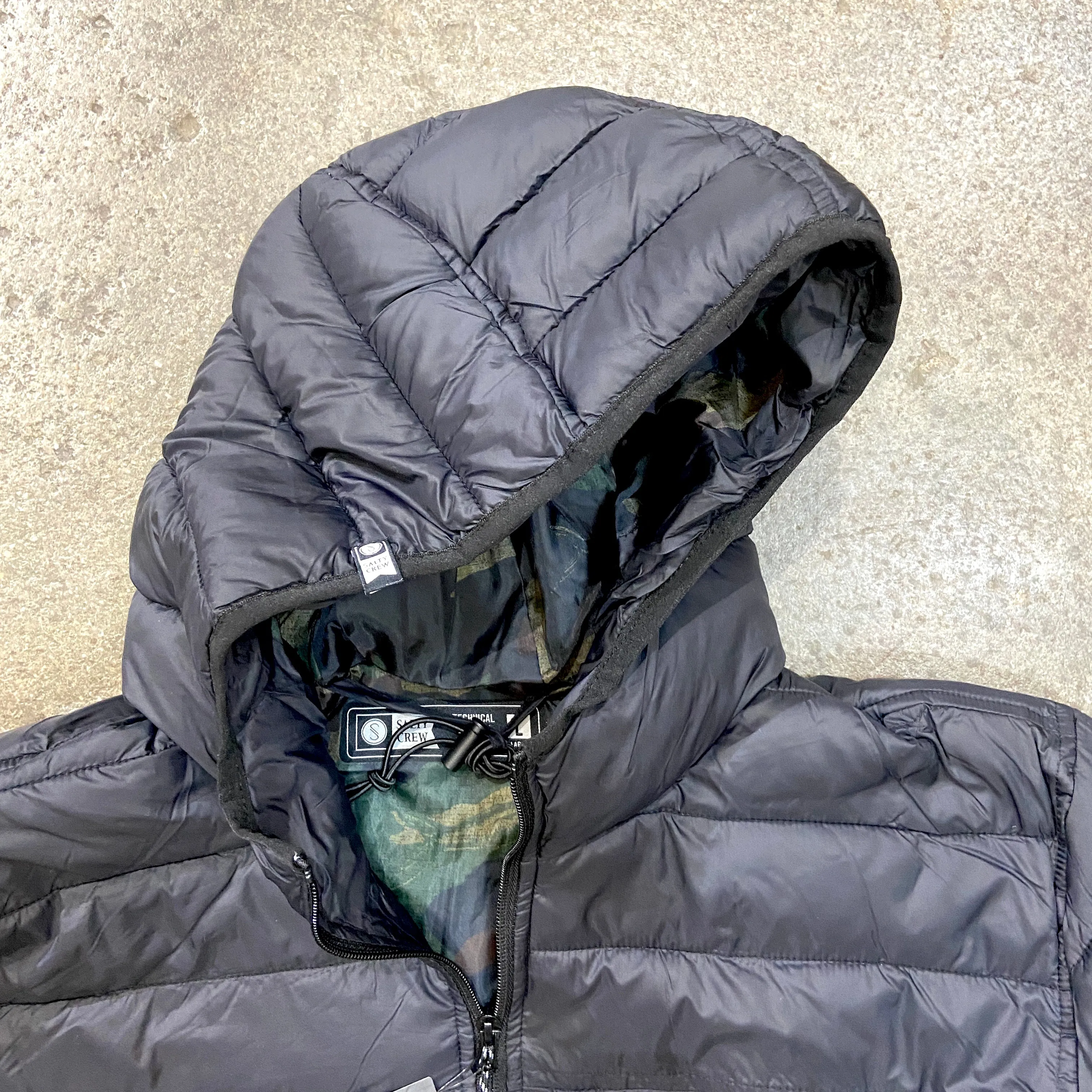 SALTY CREW   BARRIER BLACK JACKET