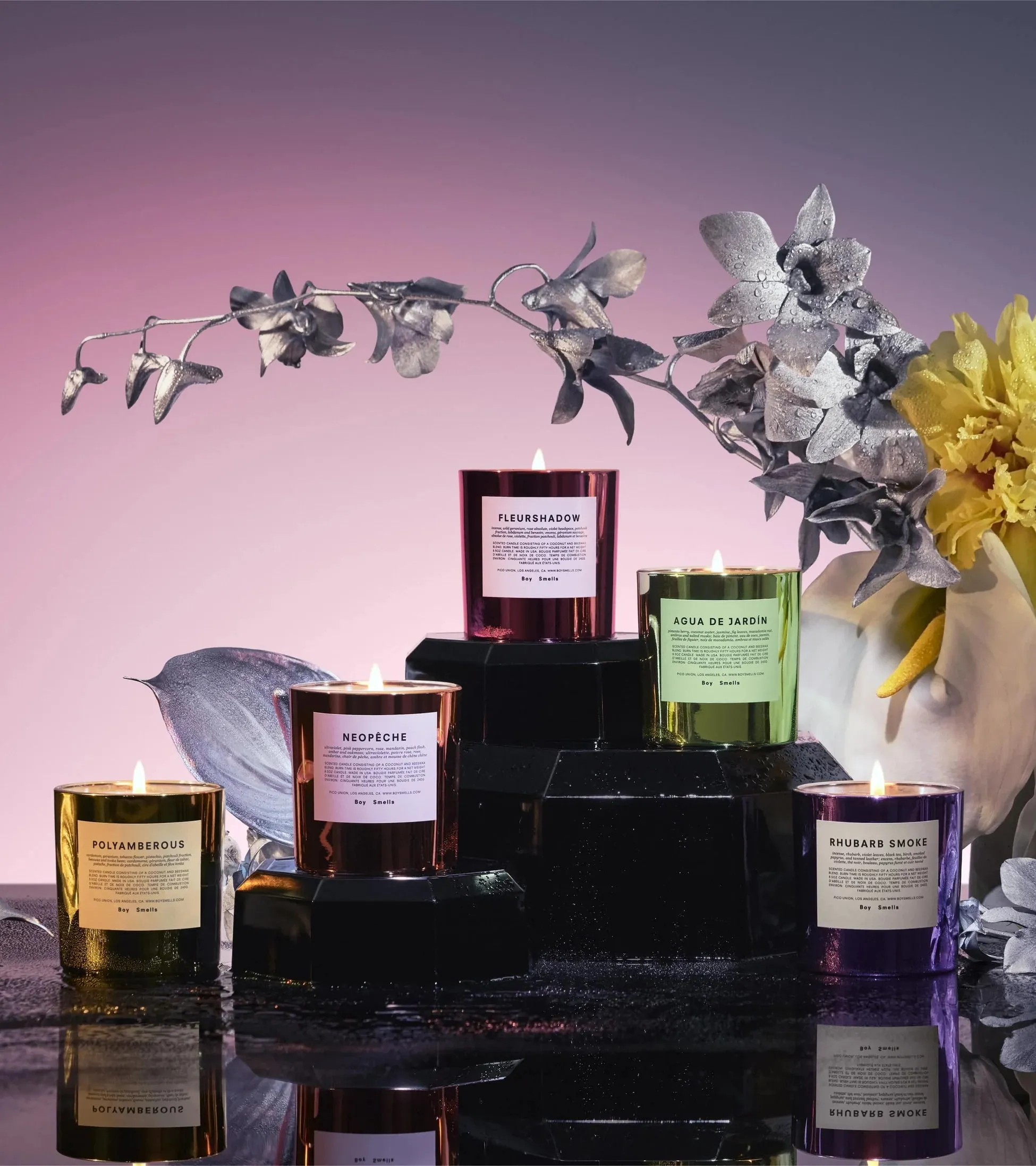 Scented Candles - Hypernature Quintet Set