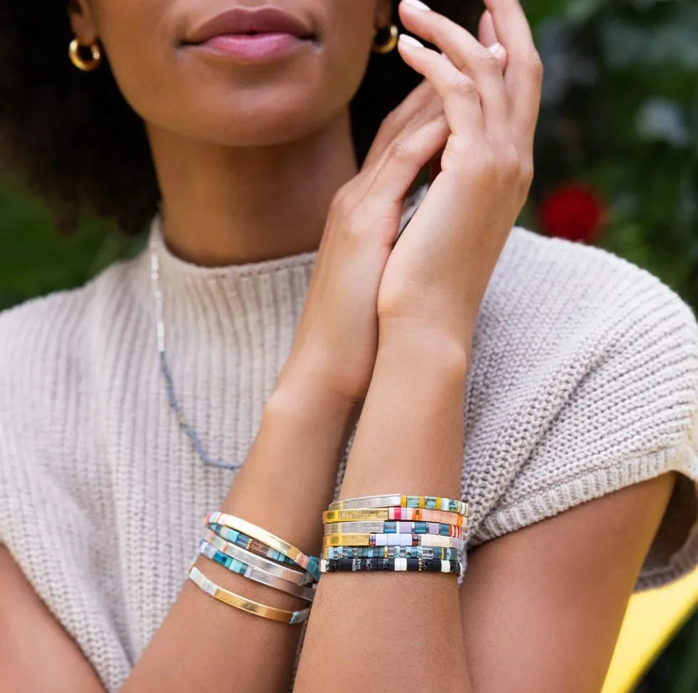Scout Curated Wears Good Karma Miyuki Bracelet - Just Breathe