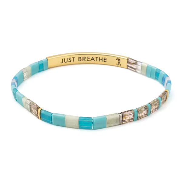 Scout Curated Wears Good Karma Miyuki Bracelet - Just Breathe