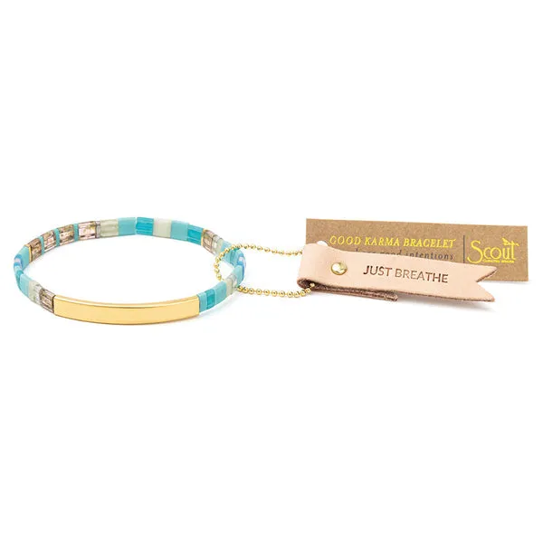 Scout Curated Wears Good Karma Miyuki Bracelet - Just Breathe
