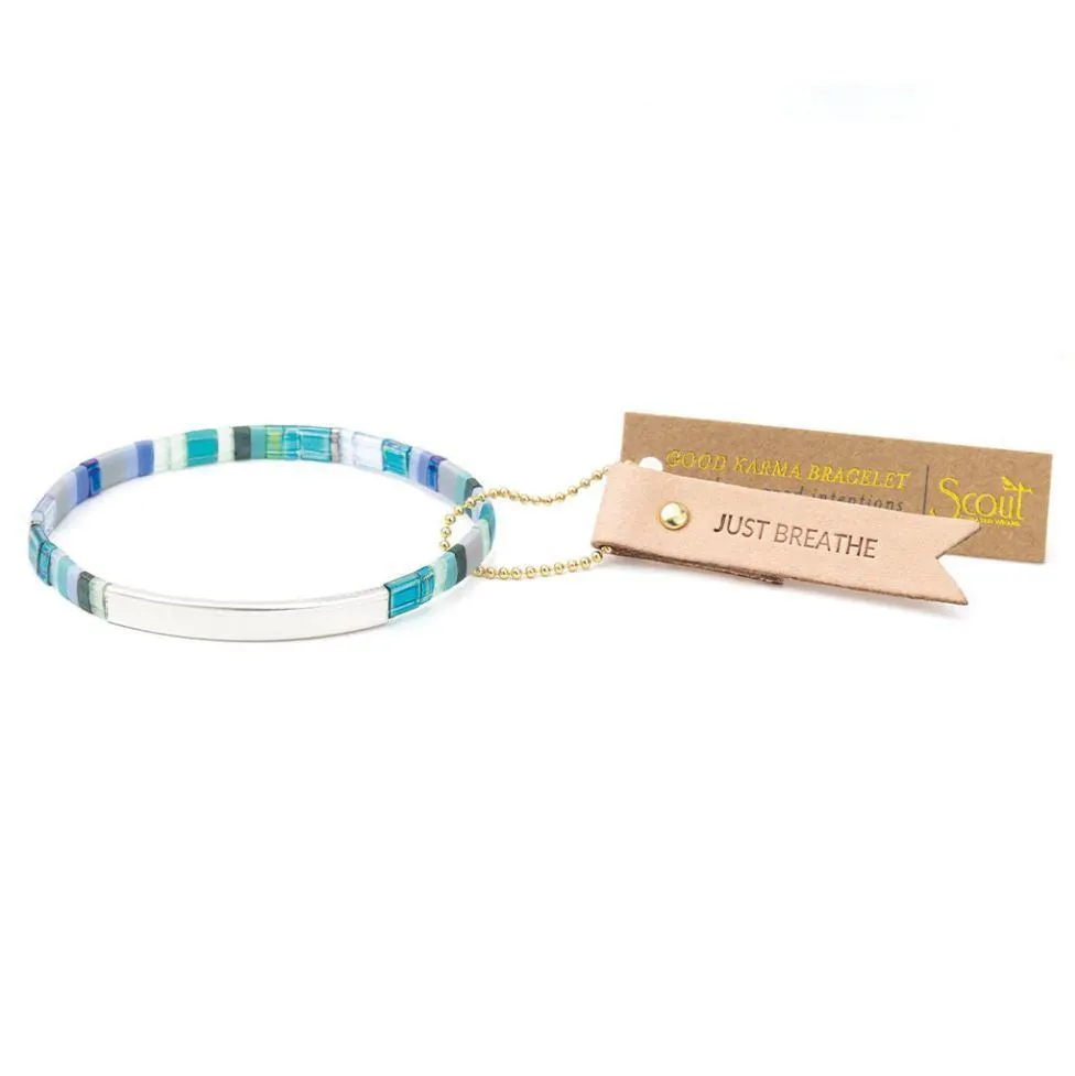 Scout Curated Wears Good Karma Miyuki Bracelet - Just Breathe