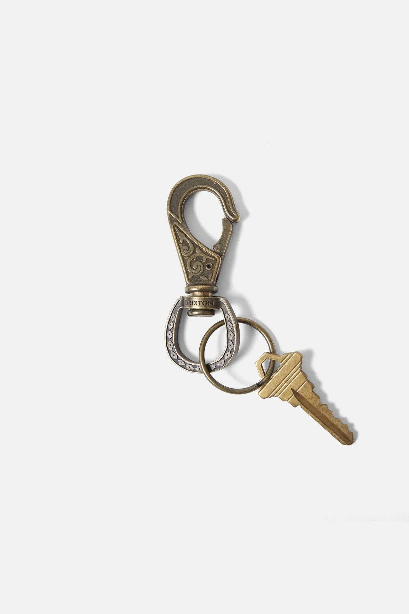 Scroll Keychain - Antique Bronze