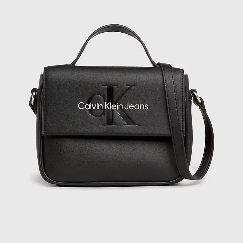 Sculpted Flap Bag - Black Multi