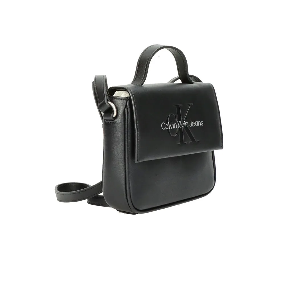 Sculpted Flap Bag - Black Multi