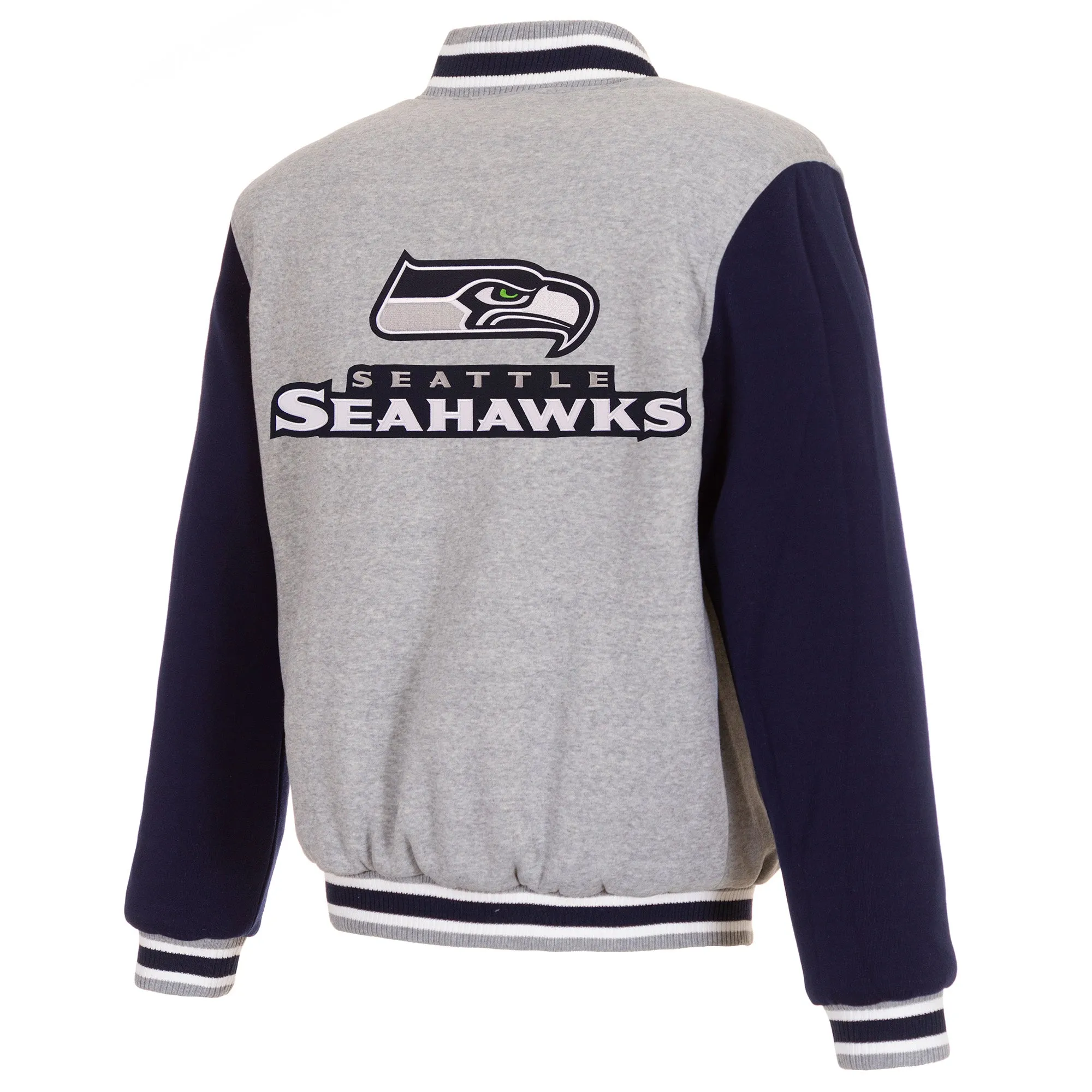 Seattle Seahawks Reversible Two-Tone Fleece Jacket