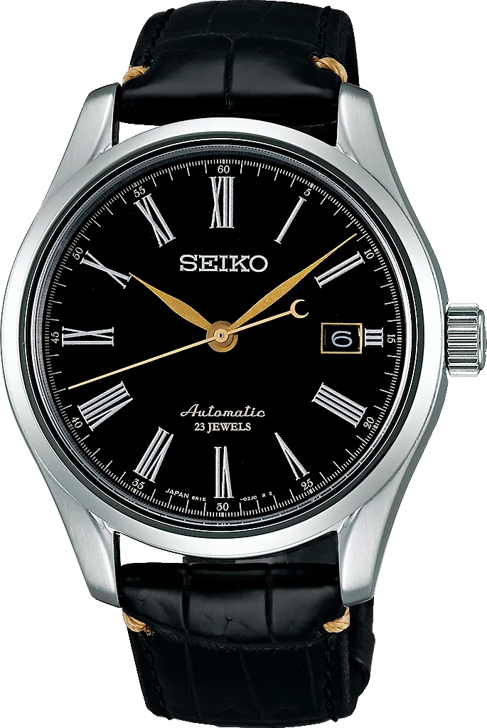Seiko Presage Craftsmanship Series Mechanical Automatic Black Urashi Print Dial SARX029
