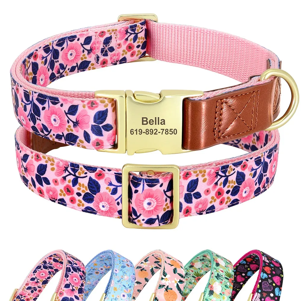 Shades Of PU Leather Collars: Personalized
