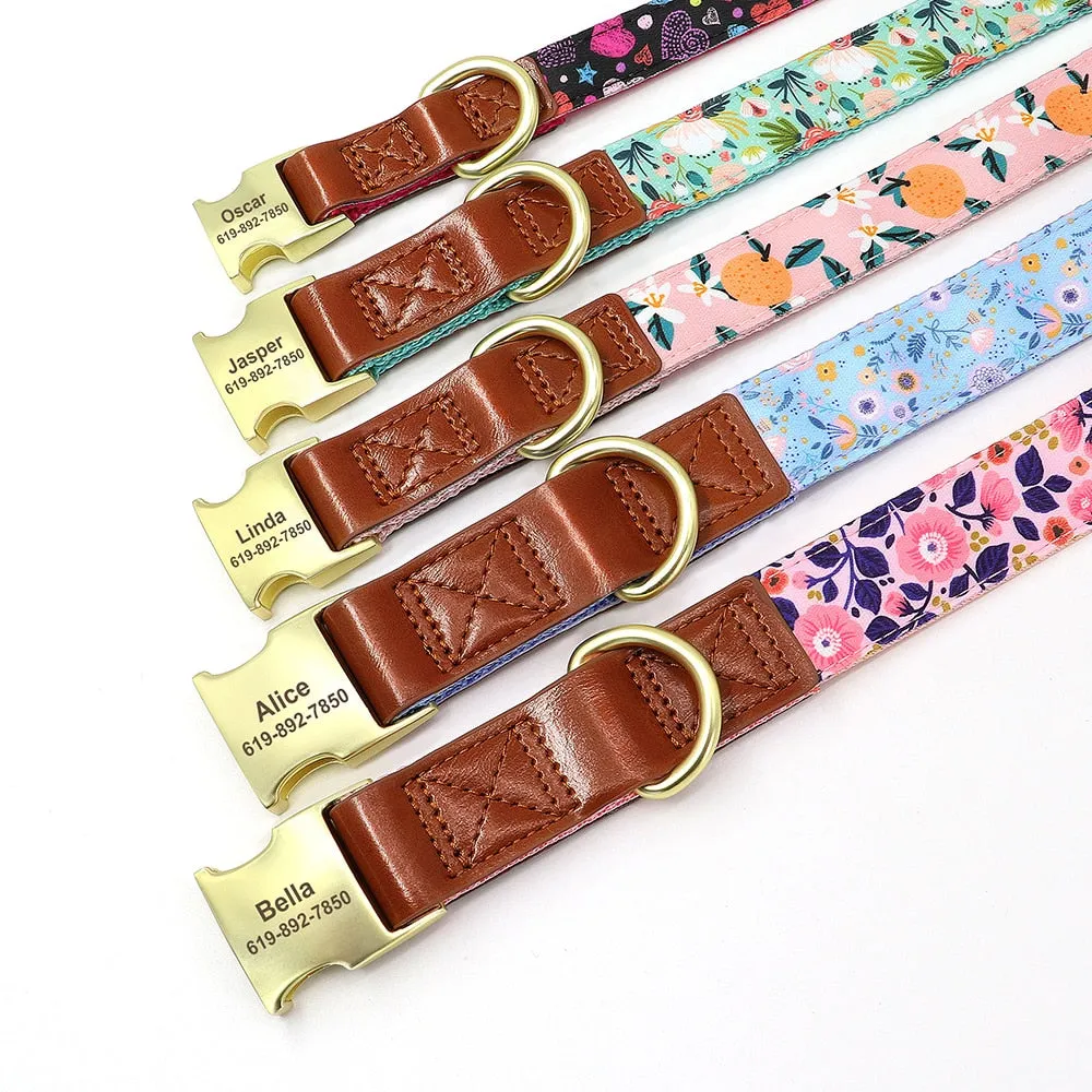 Shades Of PU Leather Collars: Personalized