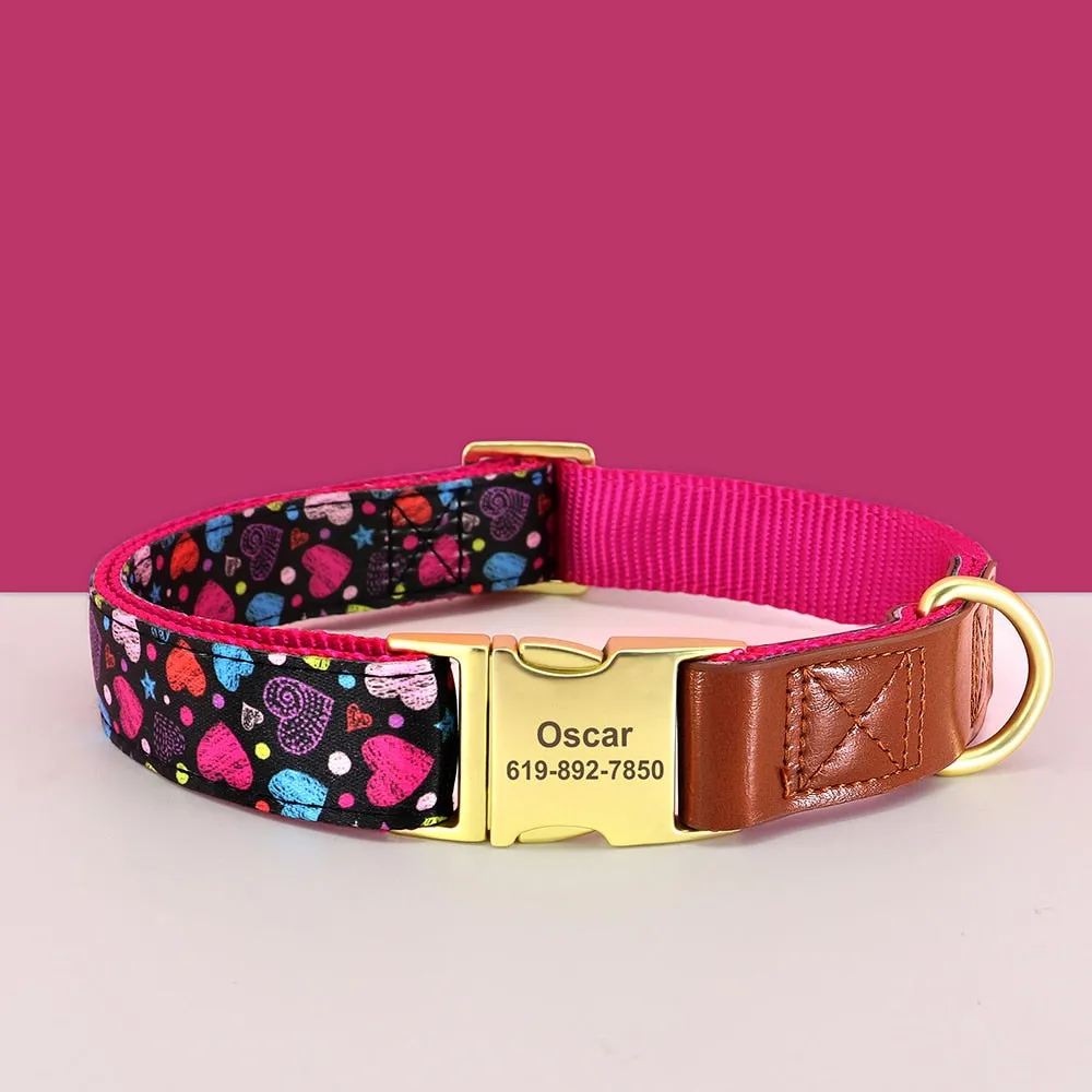 Shades Of PU Leather Collars: Personalized