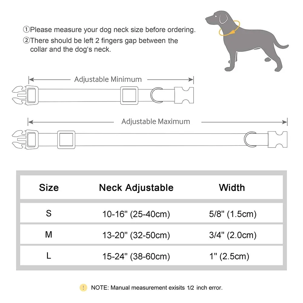 Shades Of PU Leather Collars: Personalized