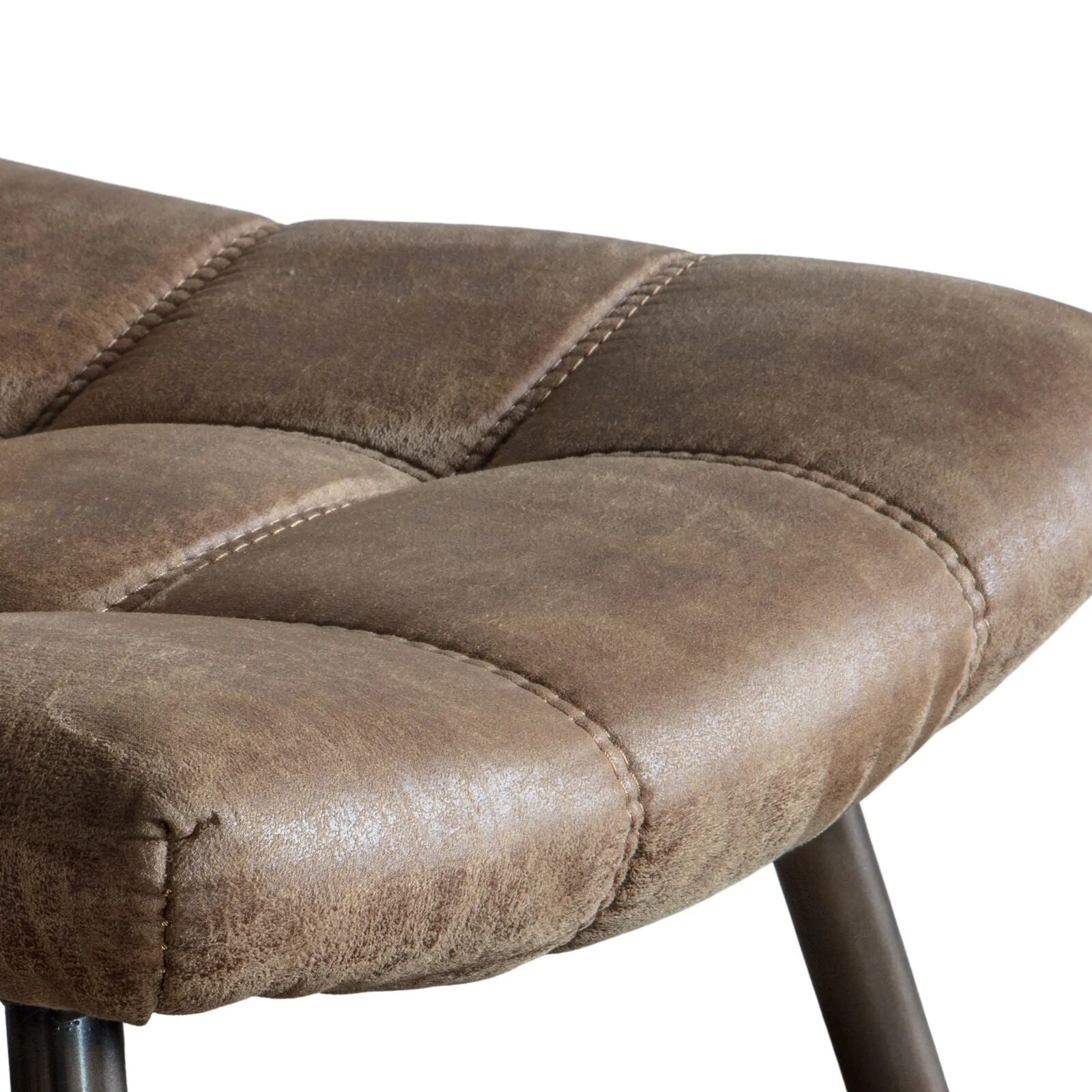 SIGMUND Dining Chairs in Brown set of 2