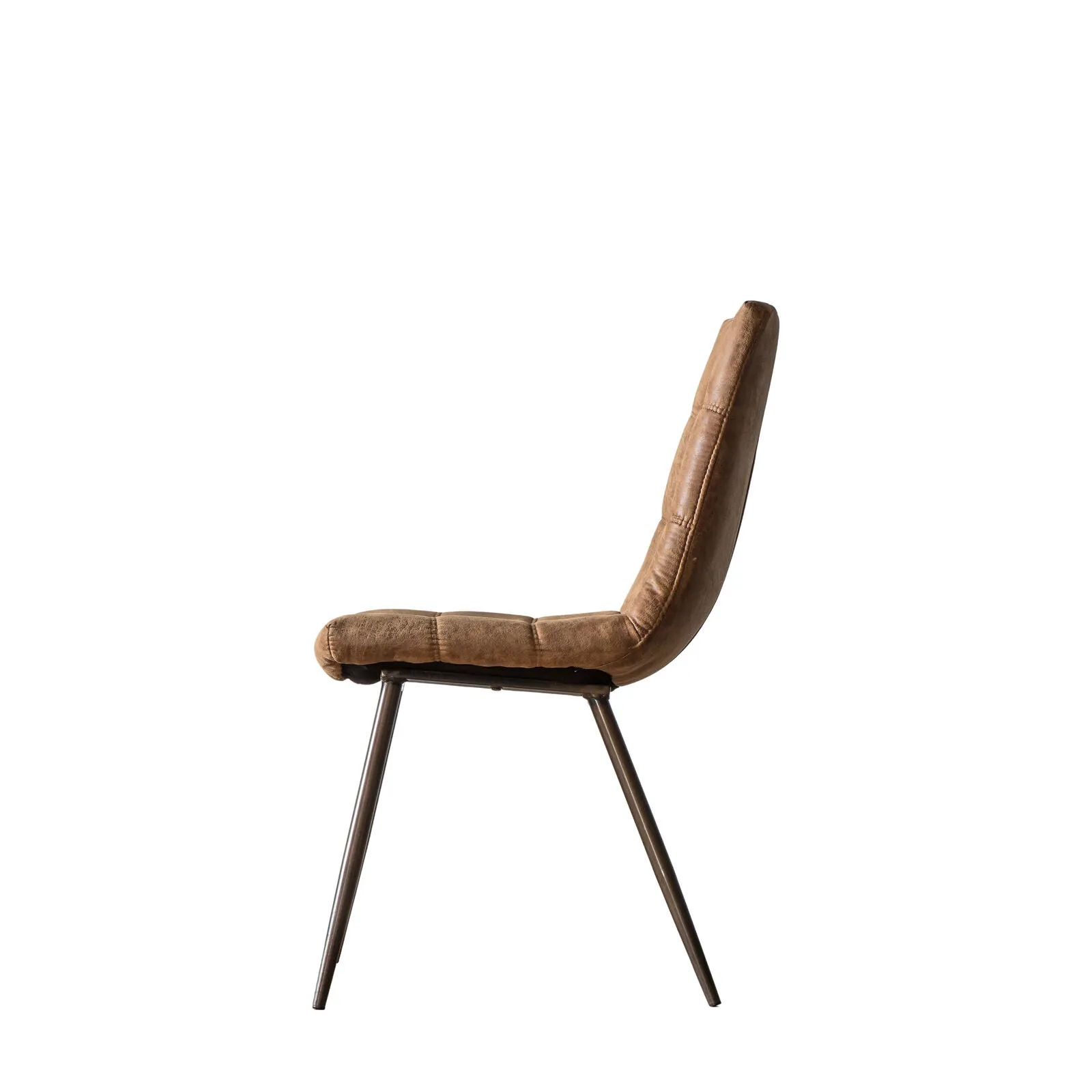 SIGMUND Dining Chairs in Brown set of 2