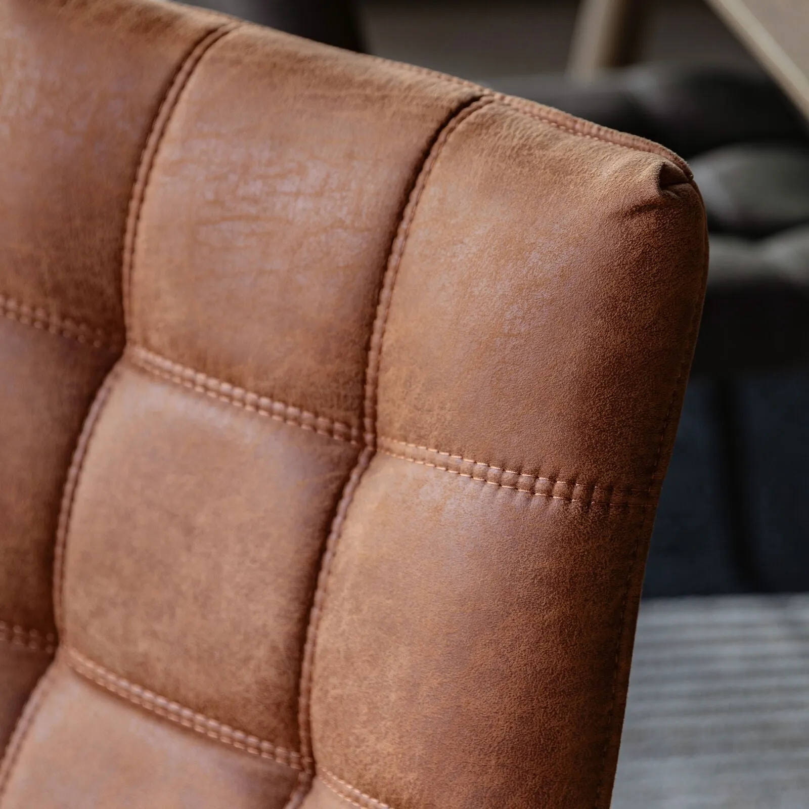 SIGMUND Dining Chairs in Brown set of 2