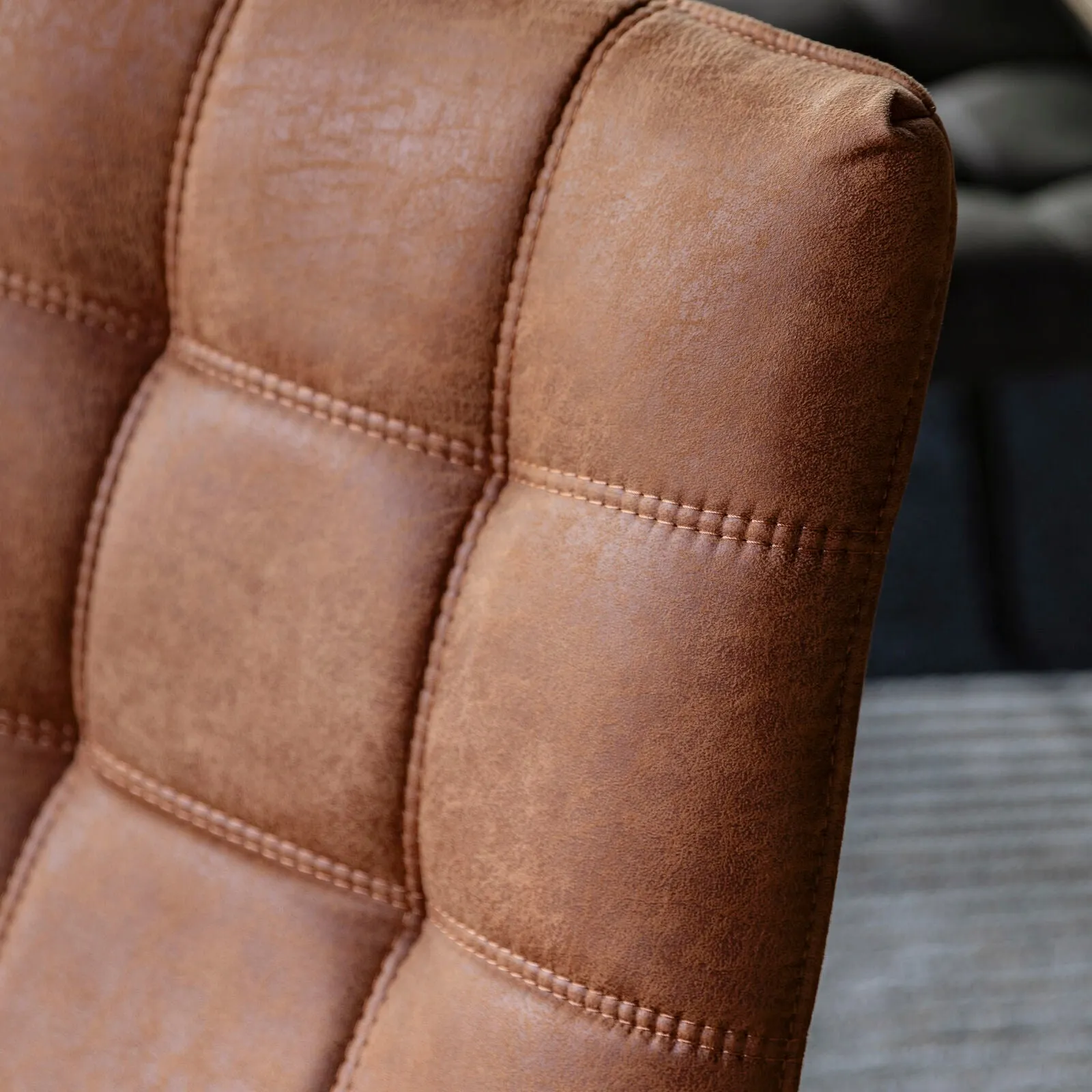 SIGMUND Dining Chairs in Brown set of 2