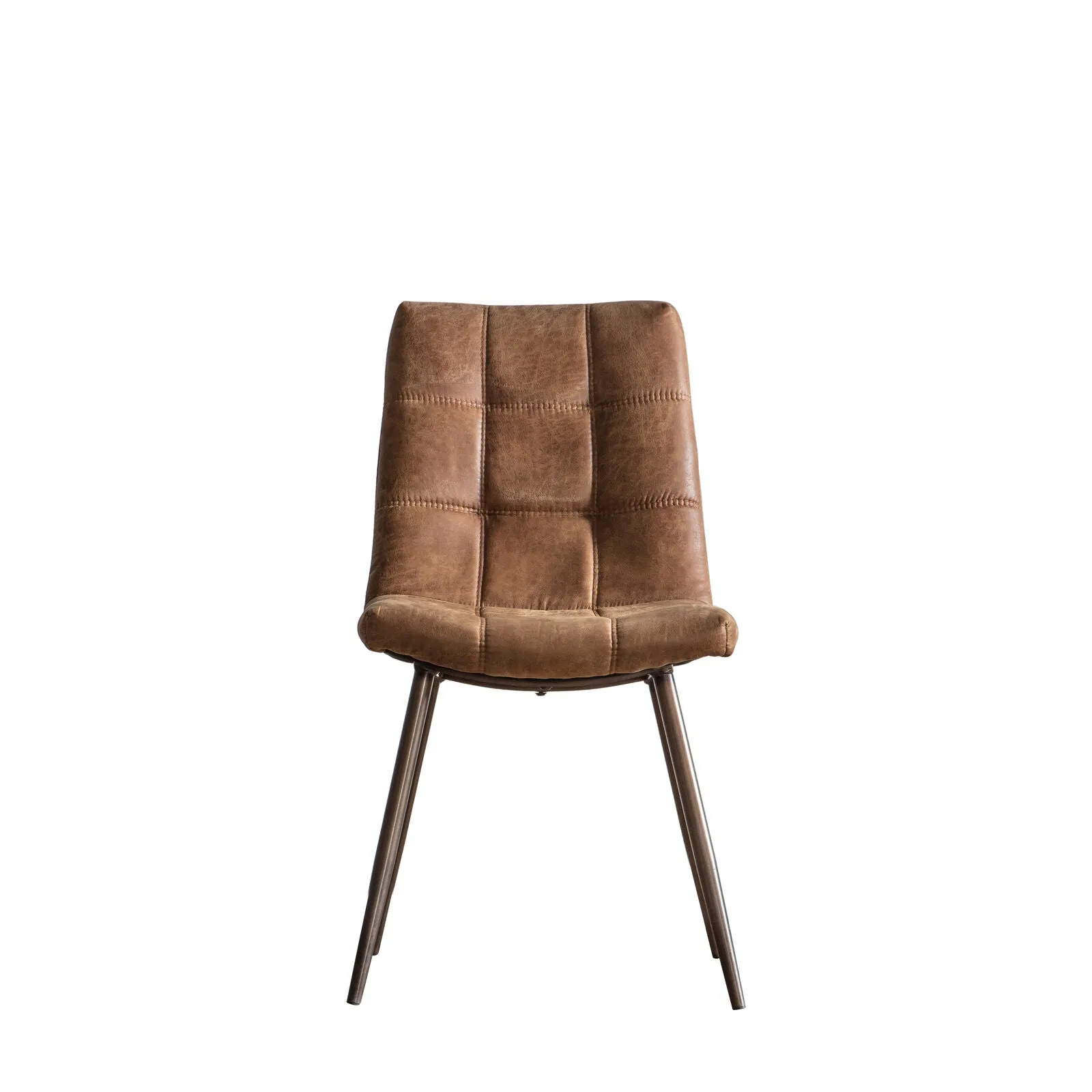 SIGMUND Dining Chairs in Brown set of 2