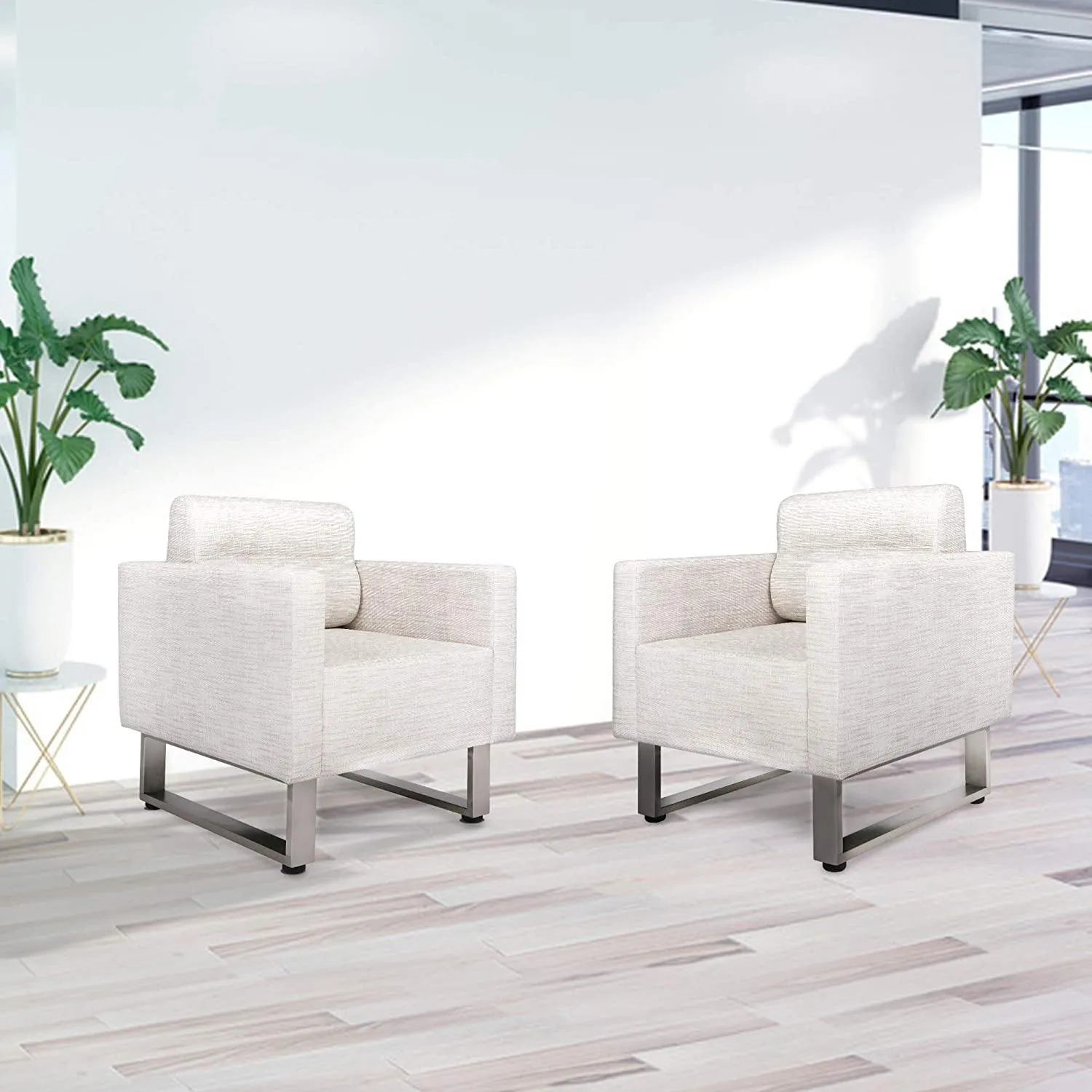 Single Armchair Sofa PU Upholstered Lounge Accent Chair