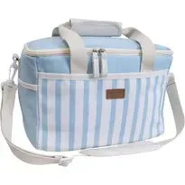 Sky/White Canvas Cooler Bags