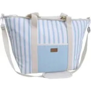 Sky/White Canvas Cooler Bags