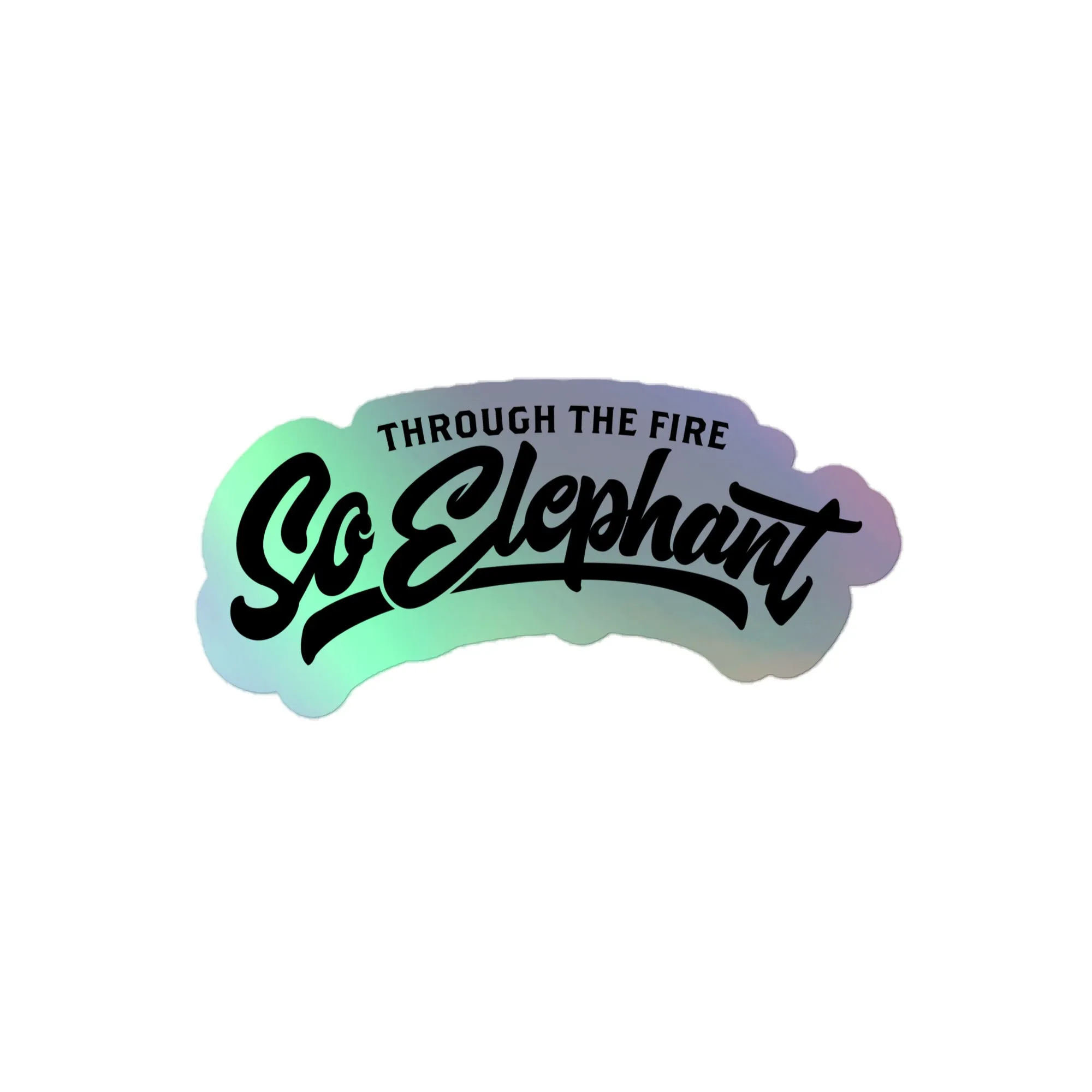 SO ELEPHANT HOLOGRAPHIC STICKERS