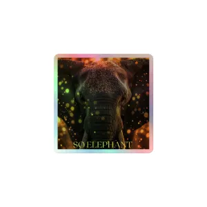 SO ELEPHANT HOLOGRAPHIC STICKERS
