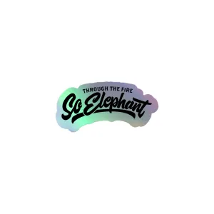 SO ELEPHANT HOLOGRAPHIC STICKERS
