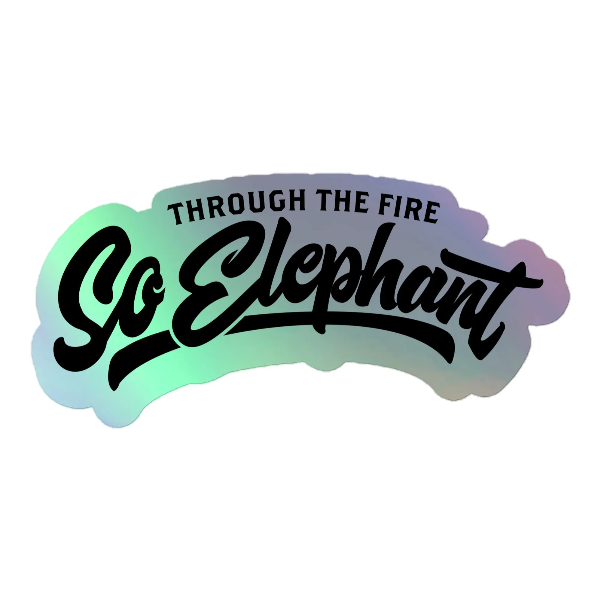 SO ELEPHANT HOLOGRAPHIC STICKERS