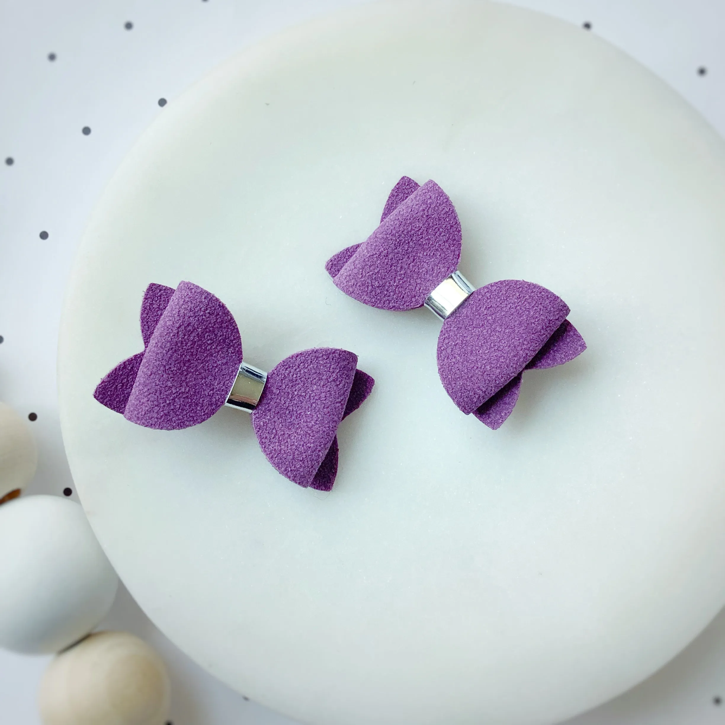 Solid Color Micro Mini Bow Collection