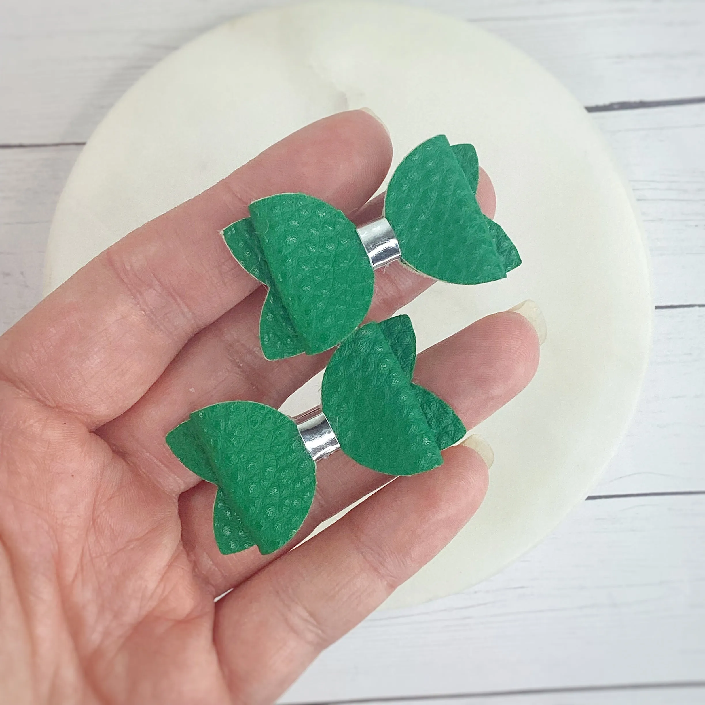 Solid Color Micro Mini Bow Collection