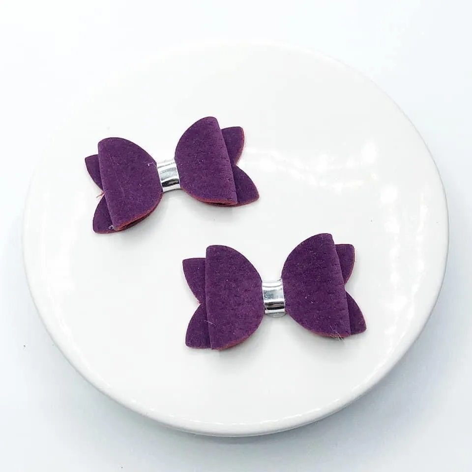 Solid Color Micro Mini Bow Collection