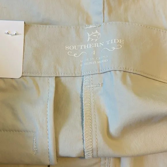 Southern Tide 4 Shorts Inlet Performance 4” in Stone pockets UPF 50 NWT