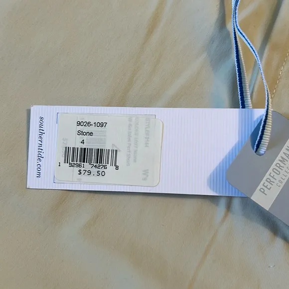 Southern Tide 4 Shorts Inlet Performance 4” in Stone pockets UPF 50 NWT