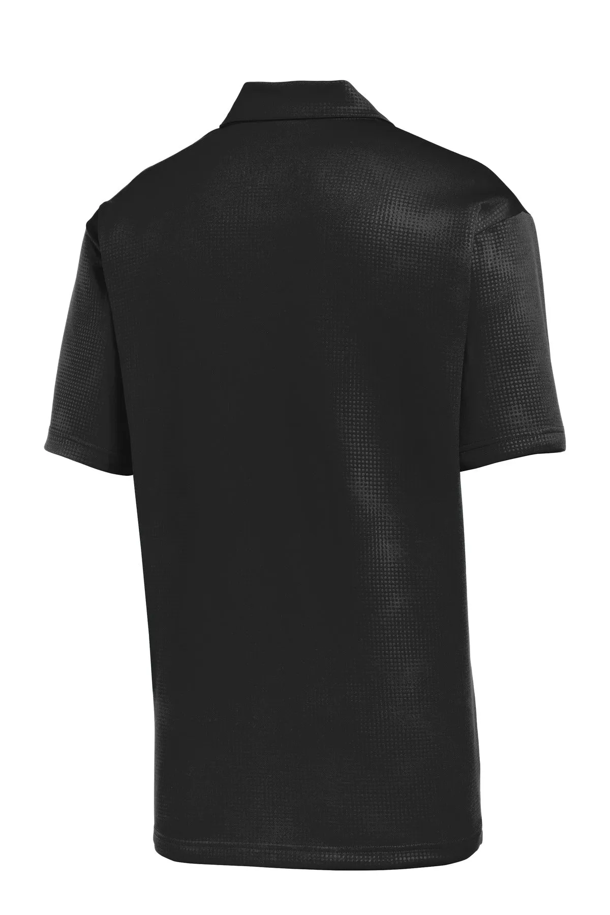 Sport-Tek Embossed PosiCharge Tough Polo. ST630 Black