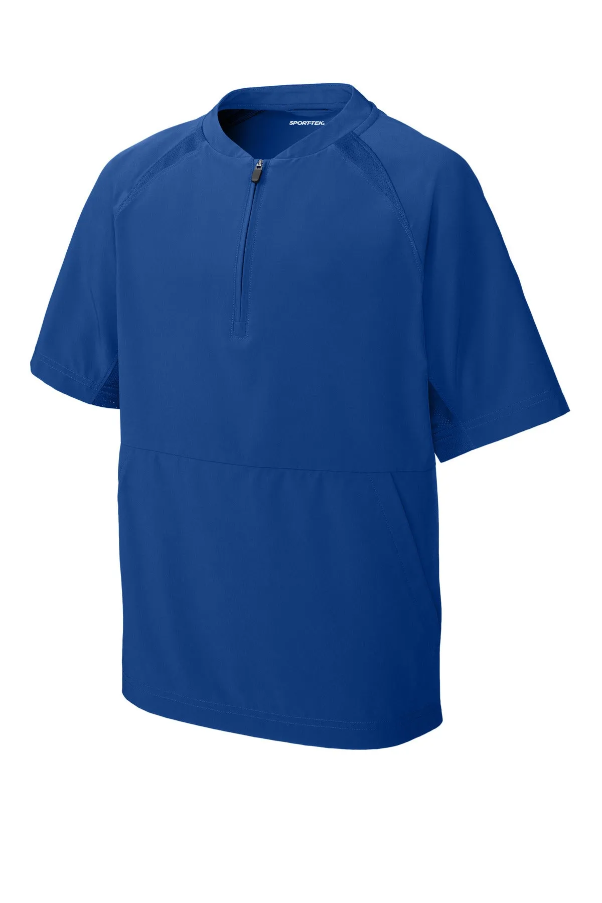 Sport-Tek Youth Repeat 1/2-Zip Short Sleeve Jacket YJST489 True Royal