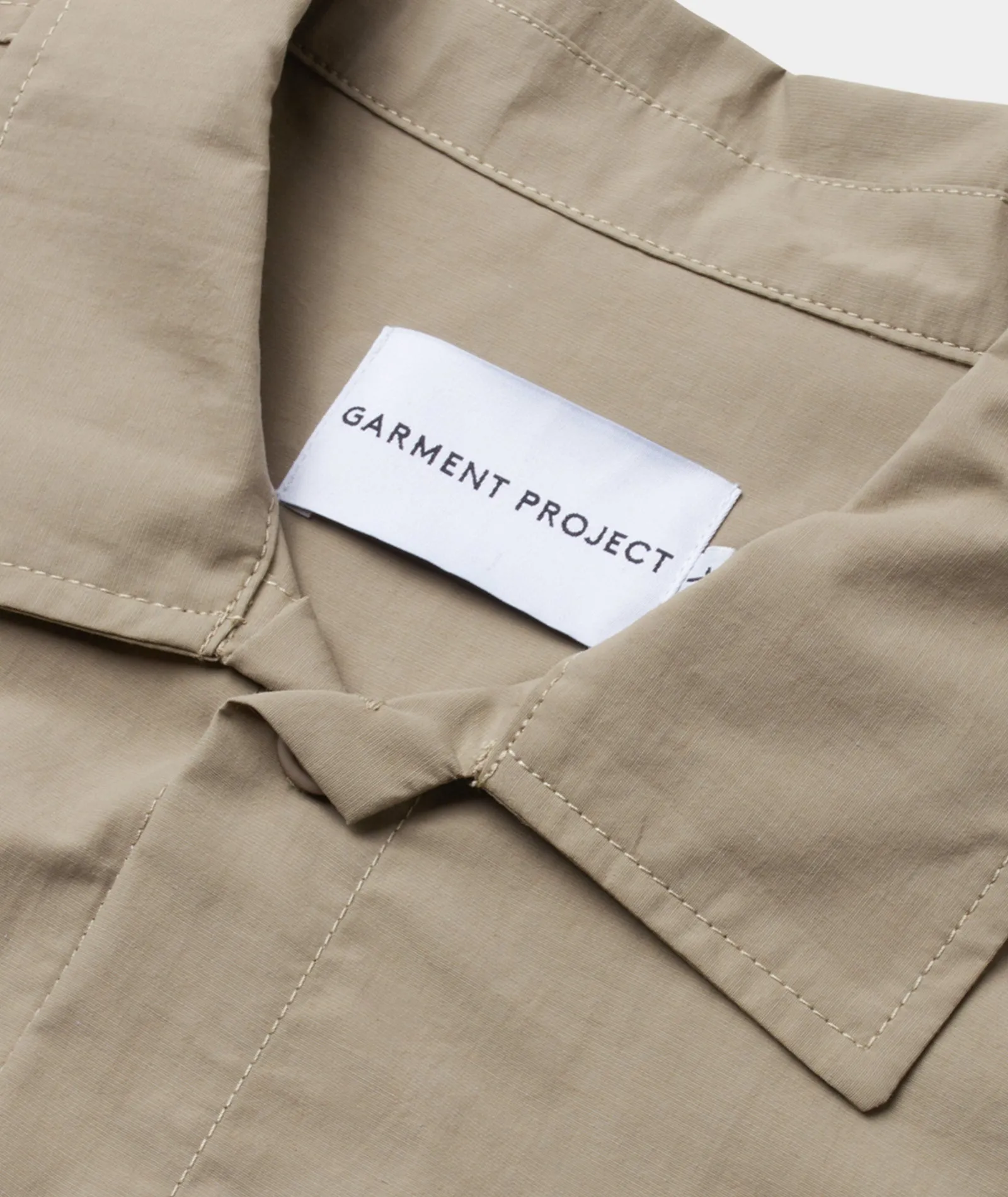 S/S Nylon Shirt - Taupe