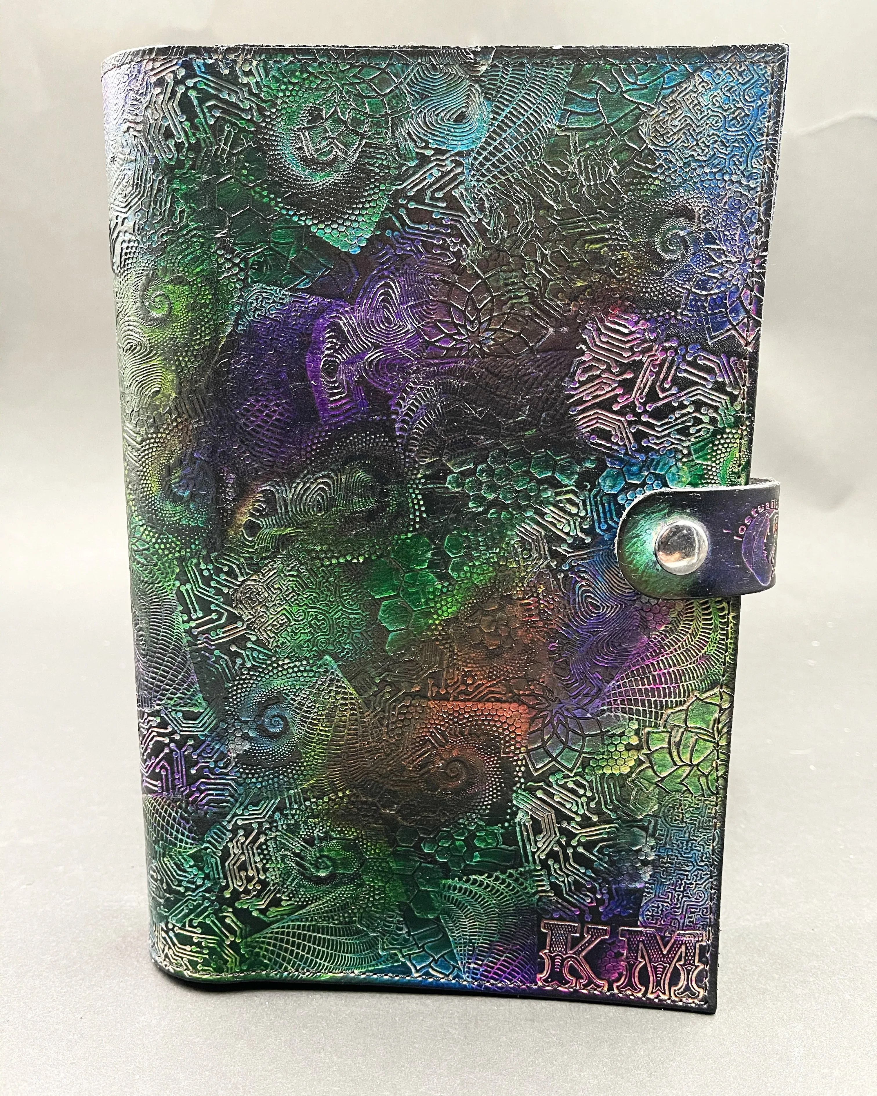 Stamped Leather Journal - Pattern Layers