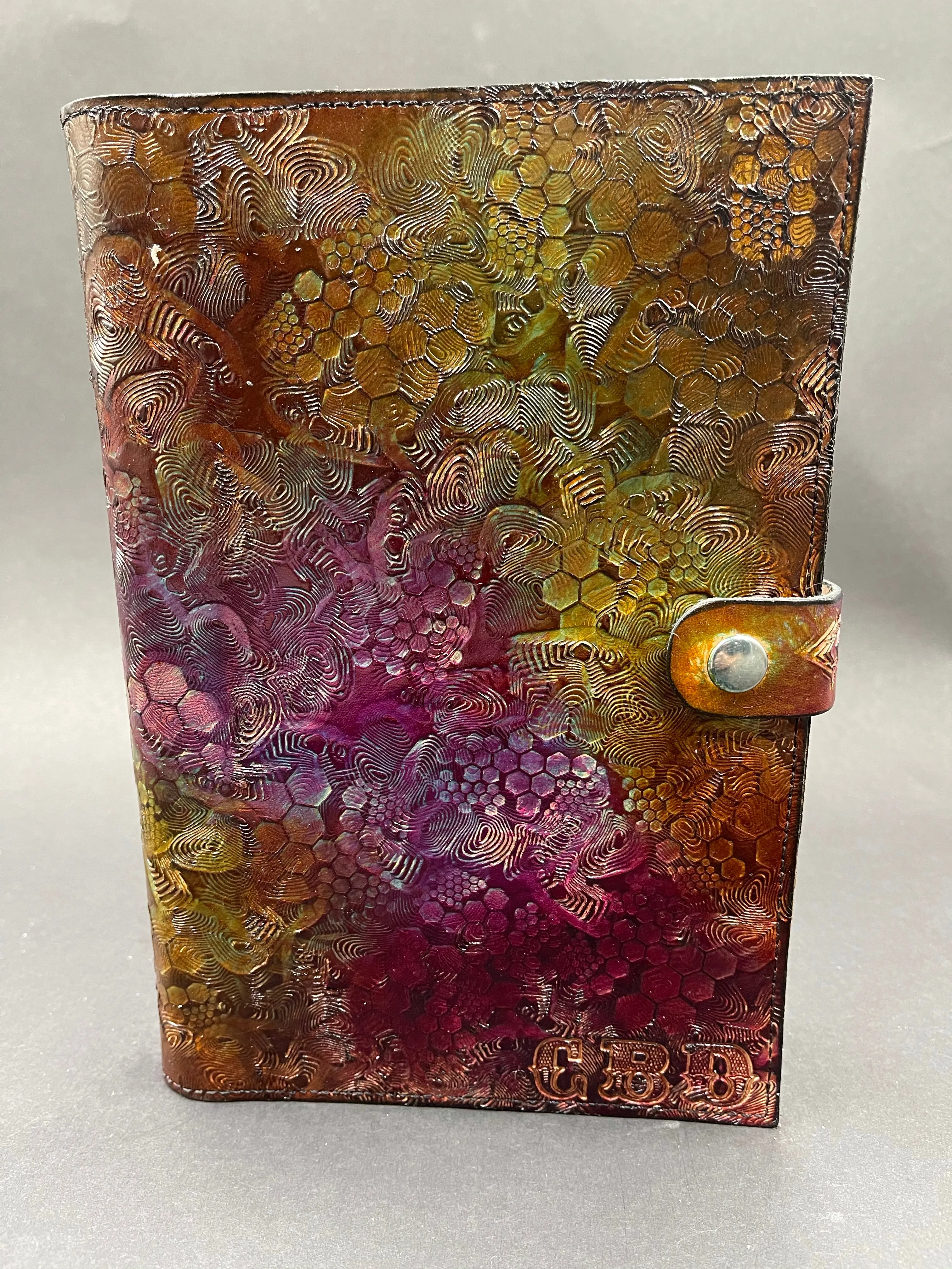 Stamped Leather Journal - Pattern Layers