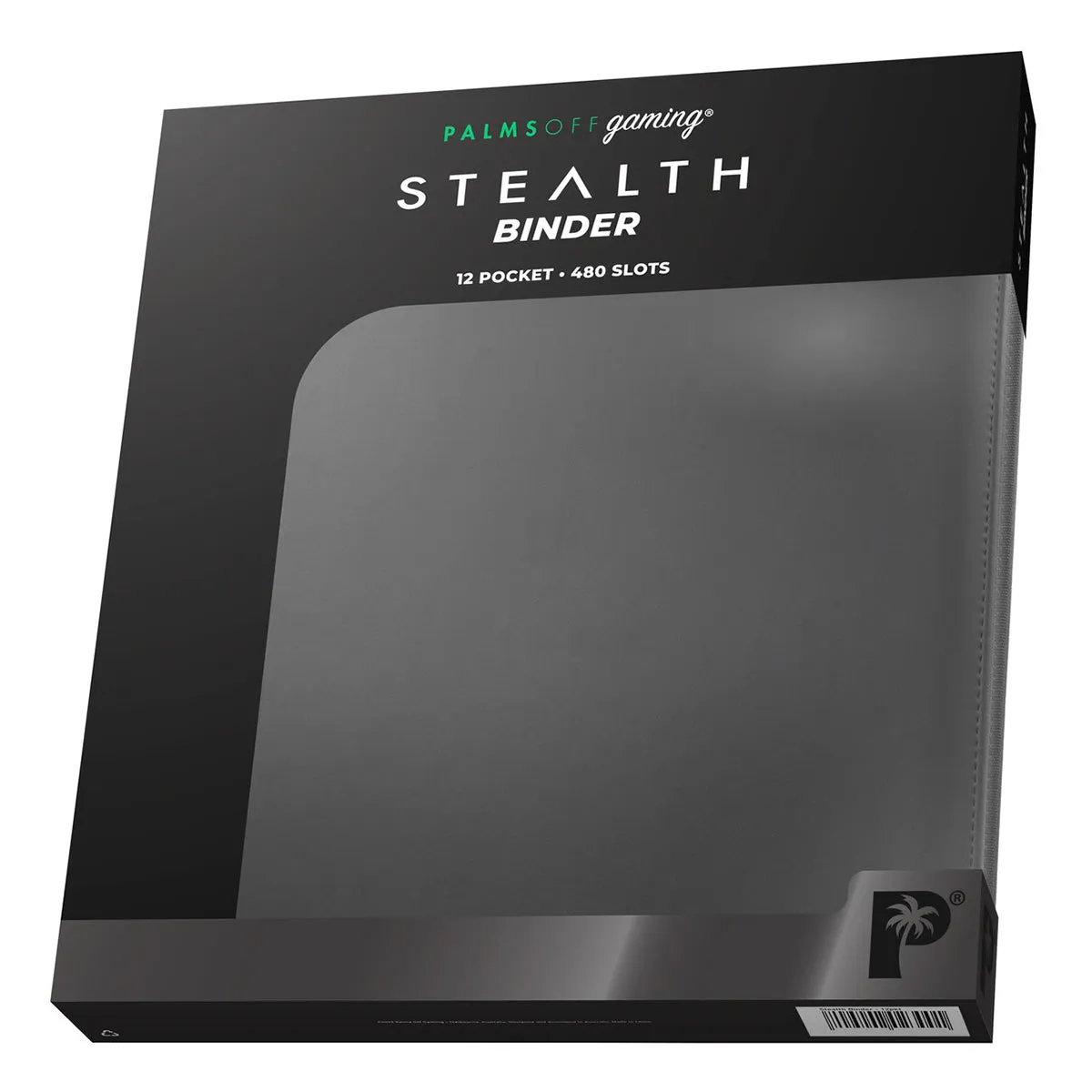 STEALTH 12 Pocket Zip Trading Card Binder - BLACK