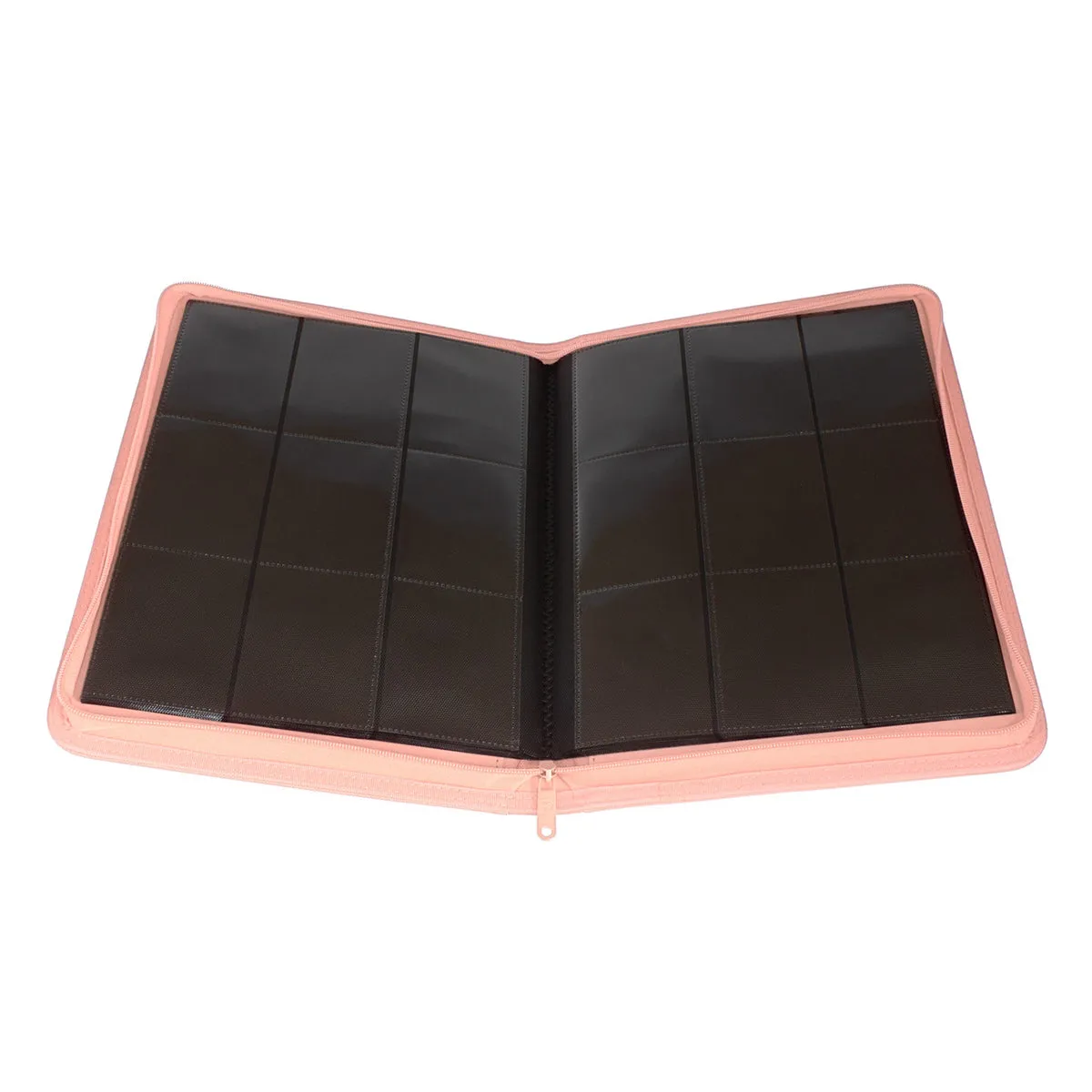 STEALTH 9 Pocket Zip Trading Card Binder - PINK