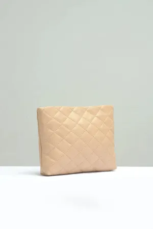Stitch Detail Chain Square Bag - Khaki - FD ⚡
