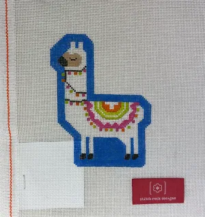 Stitch Rock Designs 235 L-02B Blue Llama