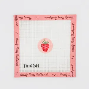 Strawberry Key Fob Insert