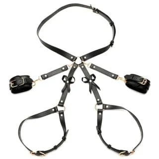 Strict - Pink Bondage Harness w/Bows