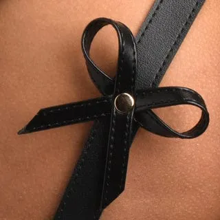 Strict - Pink Bondage Harness w/Bows