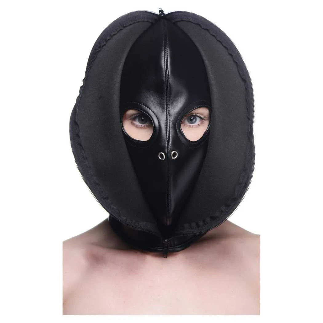 Strict Zip Front Bondage Hood