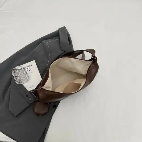 Stylish Leather Crossbody Bag with Earbud Case and Small Purse