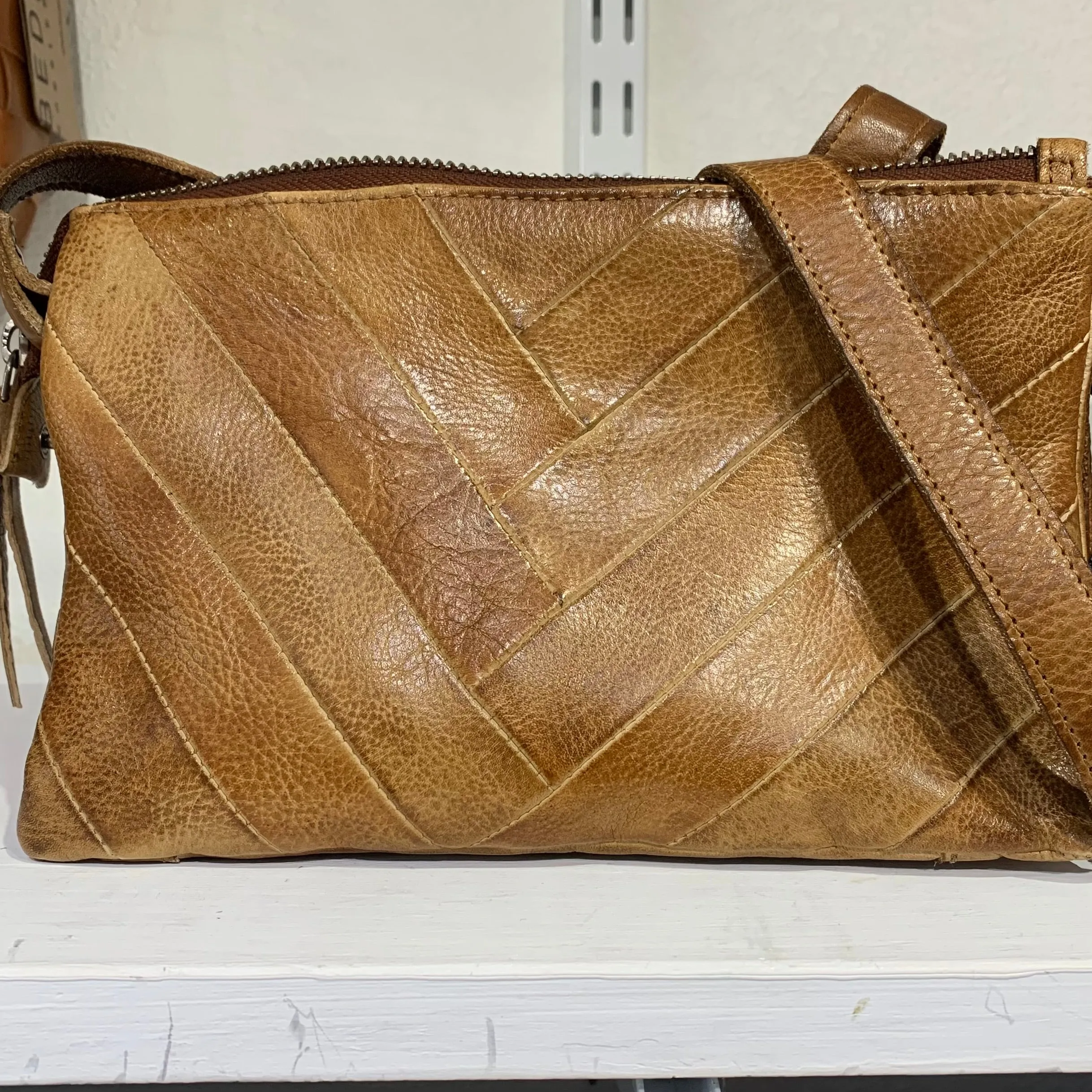 Sunny Leather Crossbody Purse
