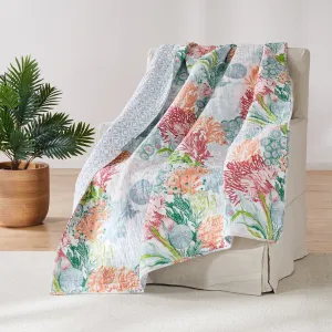 Sunset Bay Quilted Throw