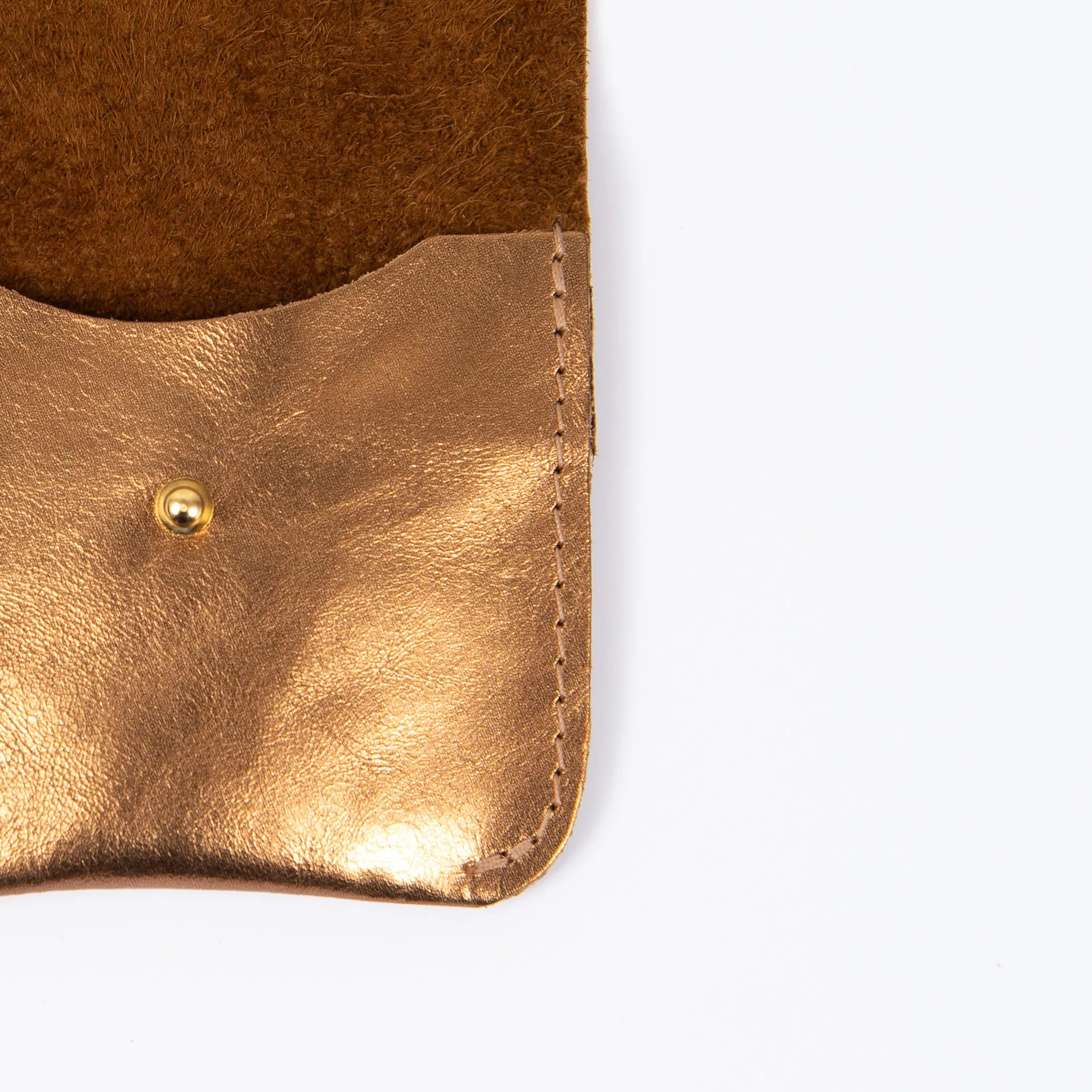 TAN   COPPER COIN/CARD PURSE